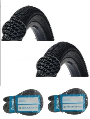 RFL 20 Jant 20x2.10 D2098 Bisiklet Dış Lastiği X 2 Adet + Panda İç Lastik Seti