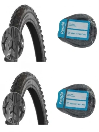 RFL 26 Jant 26x1.95/2.00 (52-559) Bisiklet Dış Lastiği D2619 X 2 Adet + Panda İç Lastik Seti