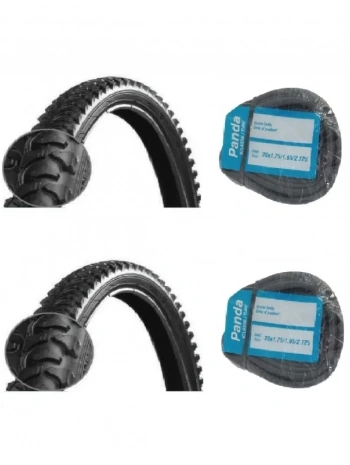 RFL 26 Jant 26x1.95/2.00 (52-559) Bisiklet Dış Lastiği D2636 X 2 Adet + Panda İç Lastik Seti