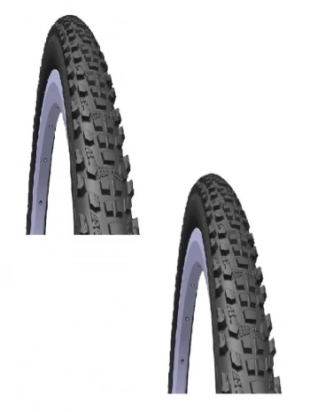 Rubena 24 Jant 24x2.10 3mm Zırhlı Bisiklet Dış Lastiği Siyah V85 X 2 Adet