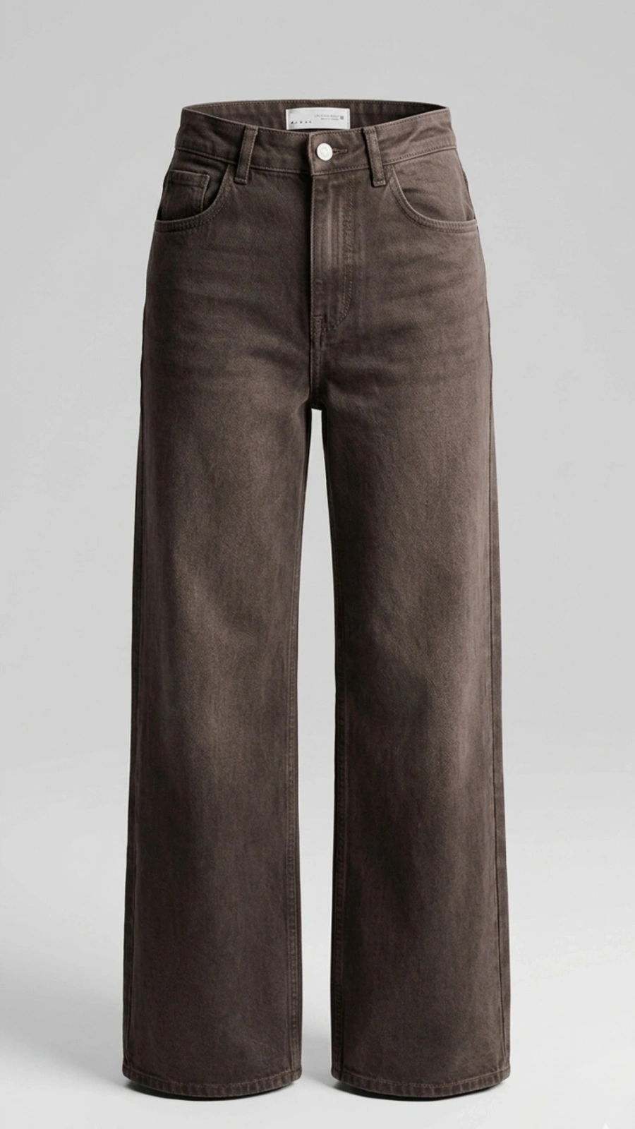 SHIN Kahverengi Wide Leg Jean