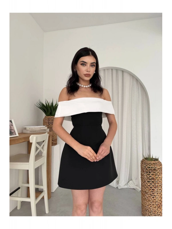 Madonna Yaka Mini Elbise