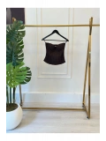 SHIN Dantel Detaylı Straplez Bustiyer Top