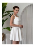Siyah Fiyonk Detaylı Mini Elbise
