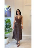 SHIN Dantel Detaylı Askılı Bodysuit