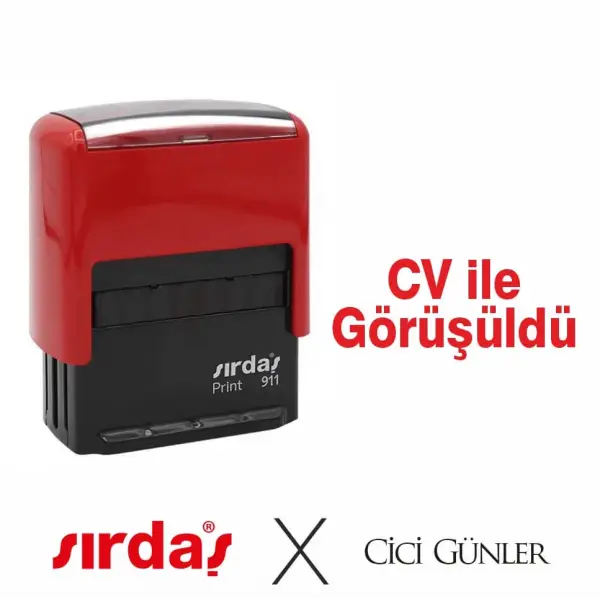 Cv ile Görüşüldü Kaşesi Sırdaş Marka