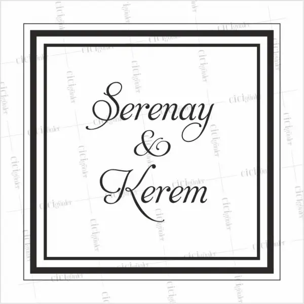 Söz Nişan Kına Düğün Dans Pist Kaplama Yer Afiş Çizgi Çerçeve Tema