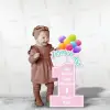 1 Yaş Doğum Günü Panosu Balon Tema