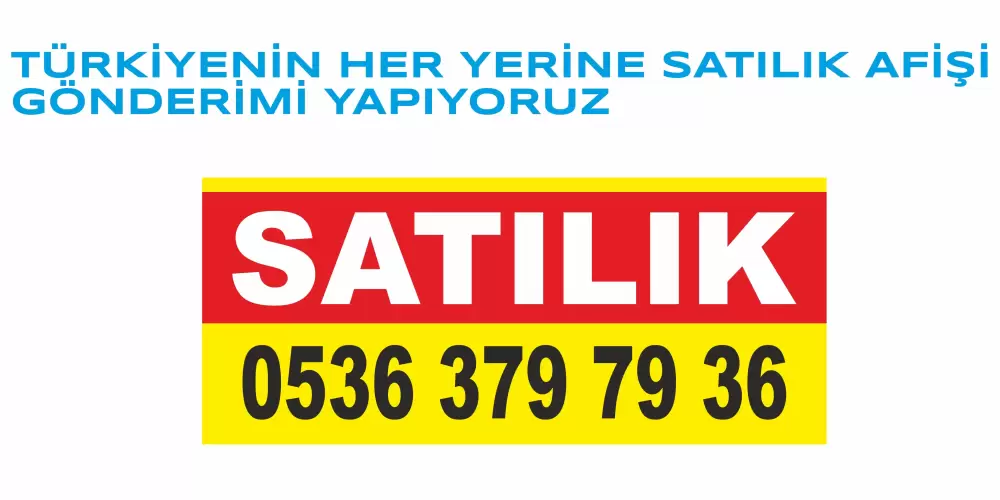 Satılık Afişi Baskısı Nereden Yaptırılır?