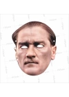Atatürk Karton Yüz Maskesi Lastikli
