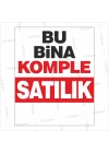 Bu Bina Komple Satılık Afişi