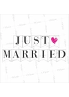 Just Married Flama Banner