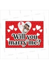 Will You Marry Me Evlilik Teklifi Afişi Resimli Tema