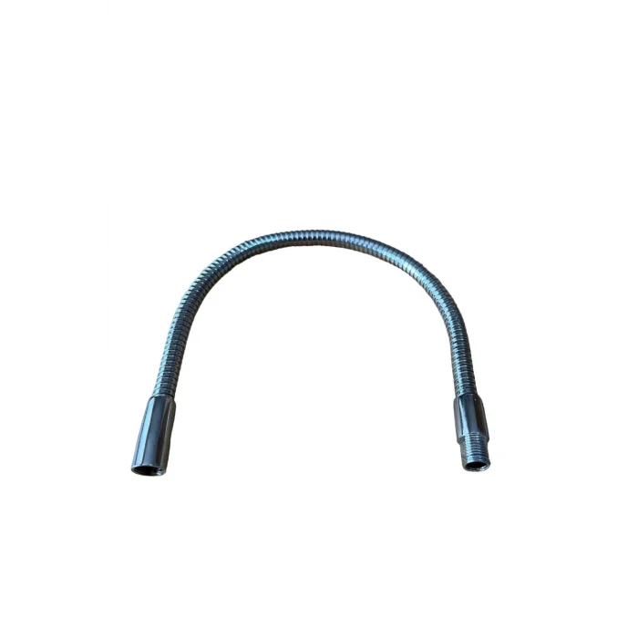 Metal Spiral Hortum (30cm-8mm) Krom Kaplama Masa lambası Aplik vb için (M10)