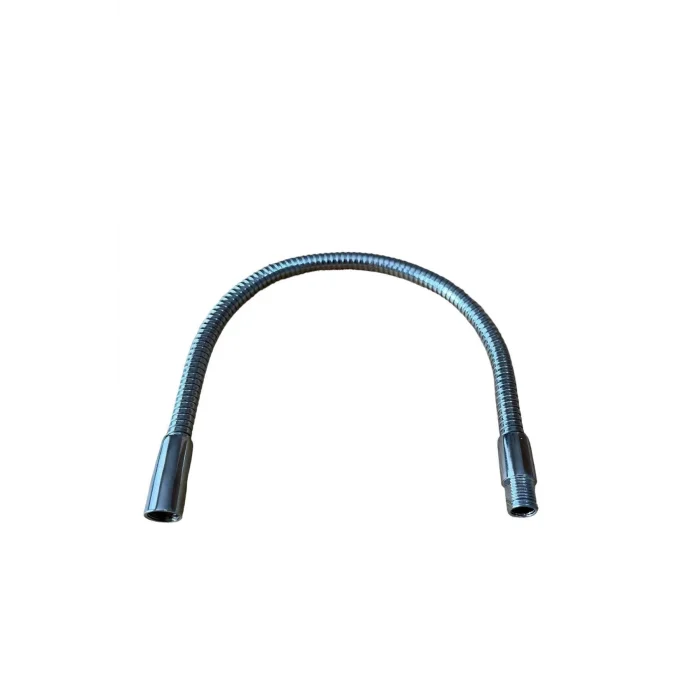 Metal Spiral Hortum (40cm-8mm) Krom Kaplama Masa lambası Aplik vb için (M10)