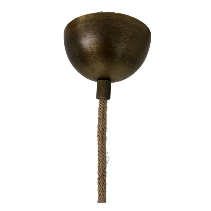 Sarkıt Lale Duy Avize Eskitme Hasır Kablo (AMPUL DAHİL DEĞİLDİR) 70cm (Metal)