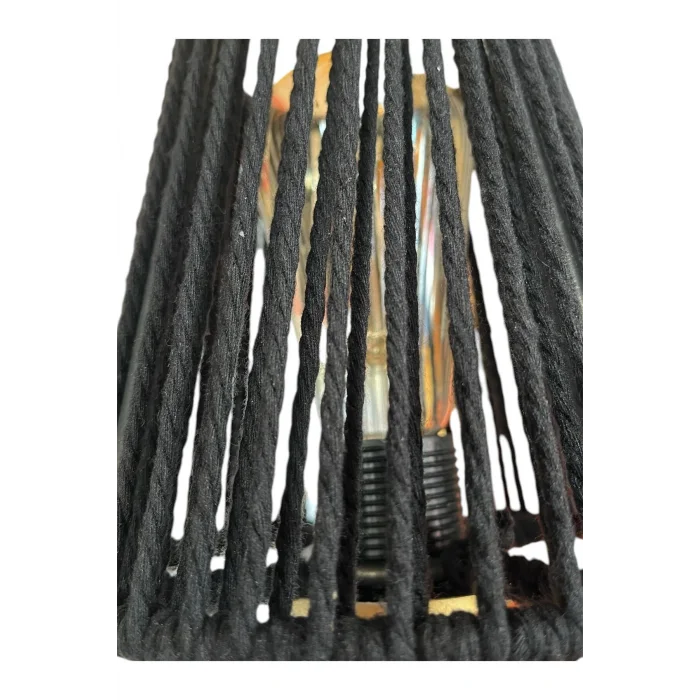 Auera - Makrome Aplik - Siyah