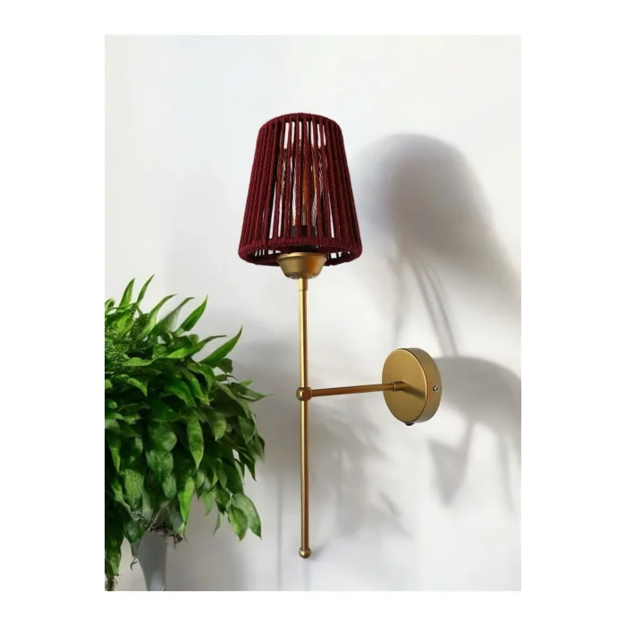 Auera - Makrome Aplik - Bordo