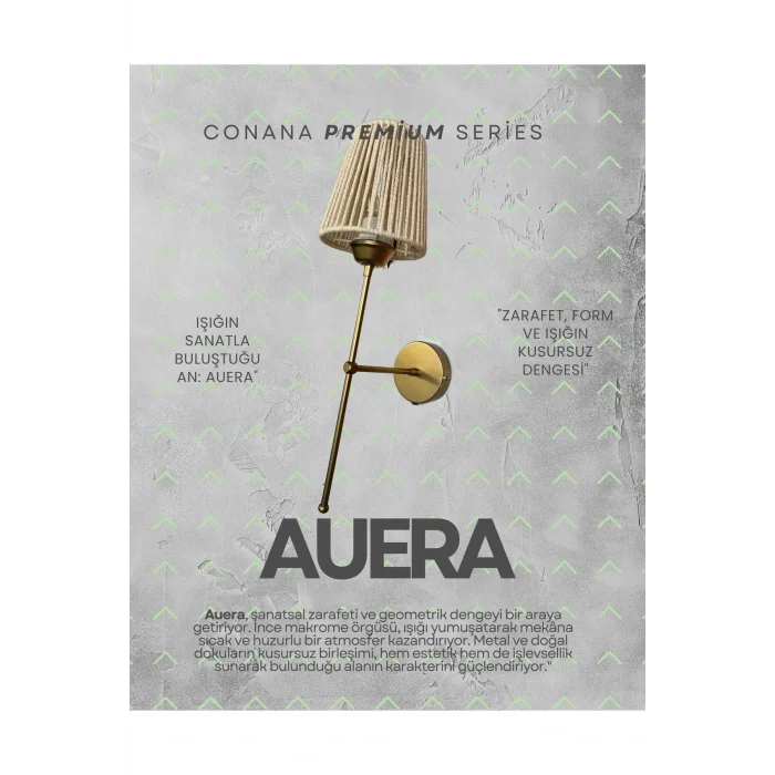 Auera - Makrome Aplik - Ekru