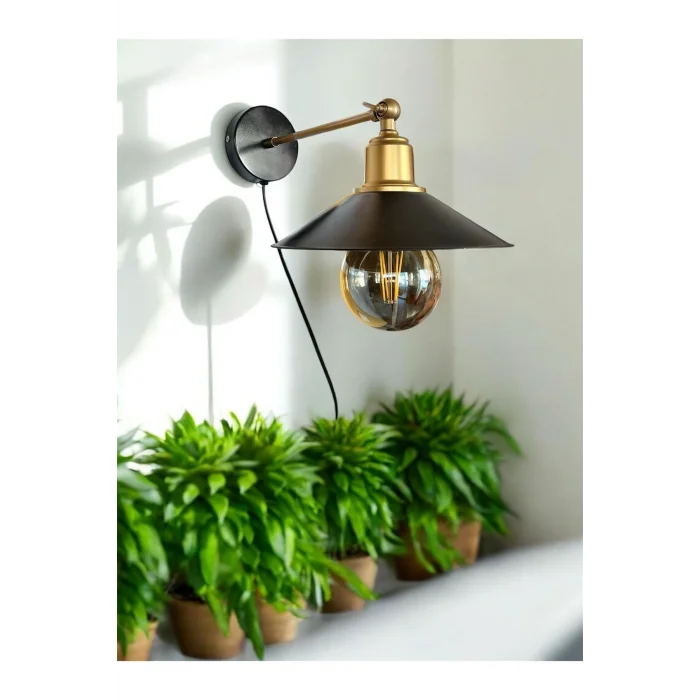 Metal Şapkalı Mafsallı Hareketli Başlık Aplik