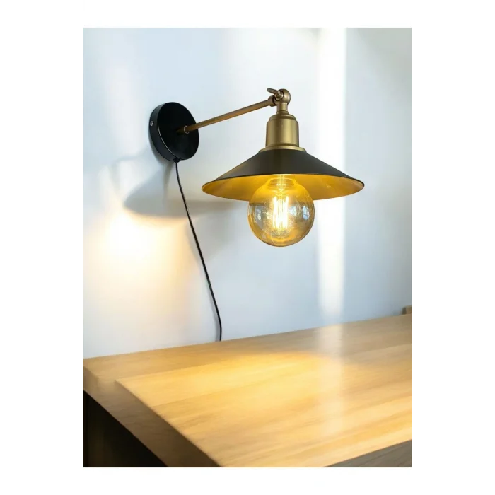 Metal Şapkalı Mafsallı Hareketli Başlık Aplik