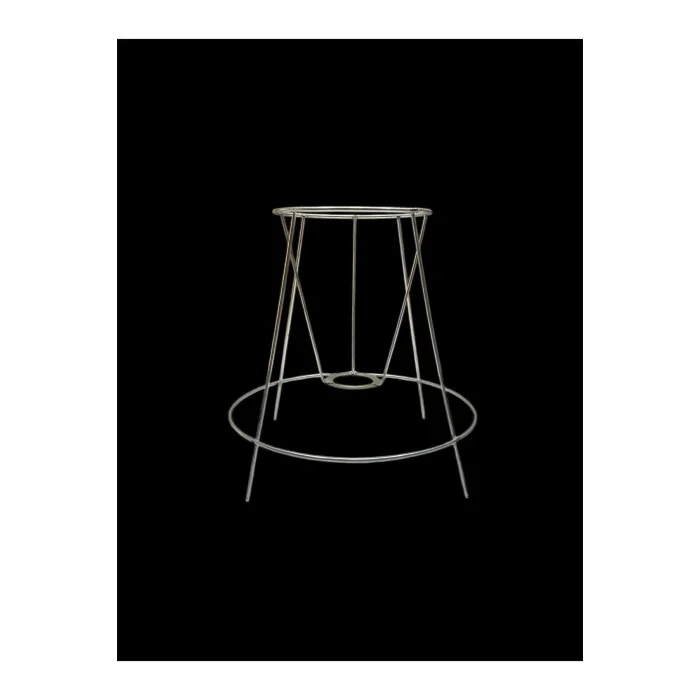 Masa Lambası İskelet Teli 3mm Paslanmaz Galvaniz Metal (2 Metre Arapuarlı Duy Dahil)