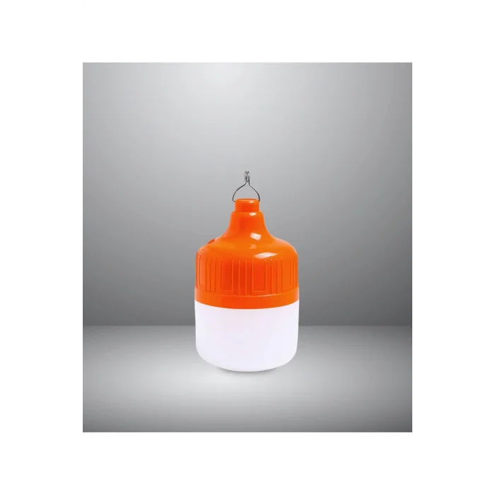 50W Usb Şarjlı Kamp Ampulü - Şarjlı Kamp Çadır Lambası 6500K