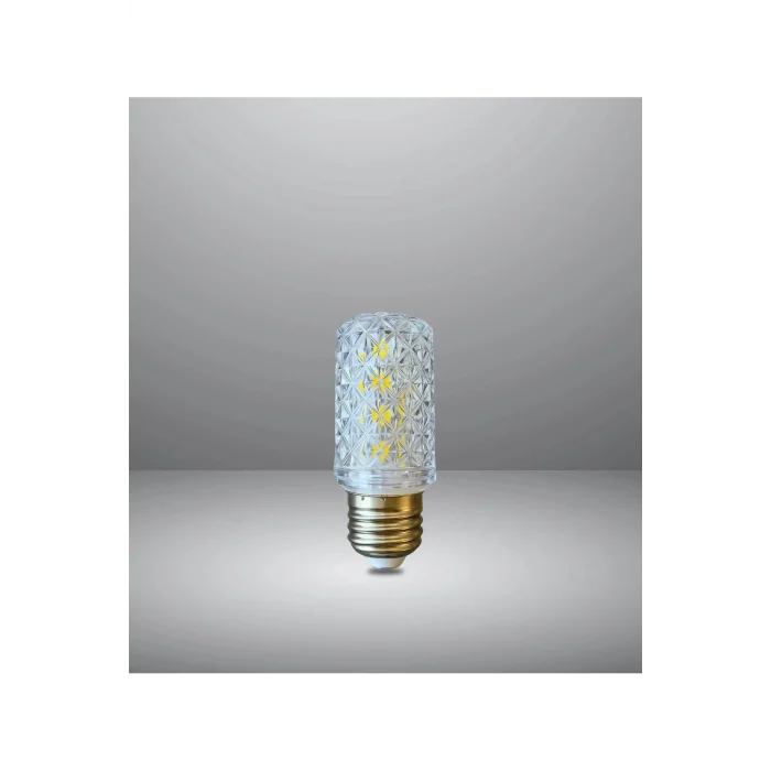 10W Dekoratif Kristal Ampul E27 Led Beyaz Renk 1200 Lümen