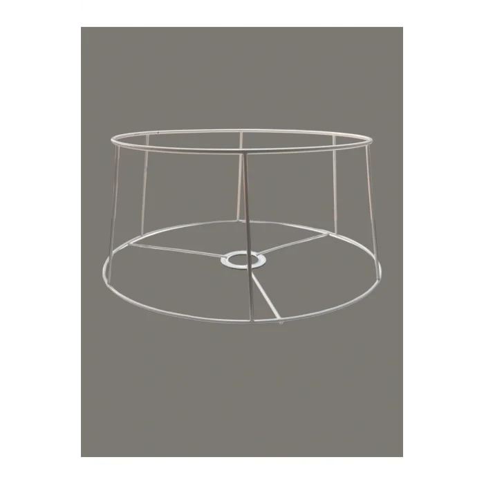 Kısa Konik Lambader Teli , İskeleti Beyaz Statik Boyalı - E27 (35 Cm)