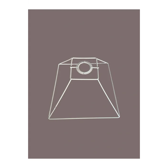 Kare Avize Teli , İskeleti (30x15 Cm) Beyaz Statik Boyalı (Duy Takımı Dahil)