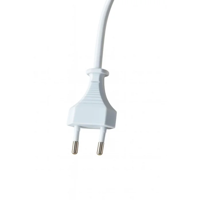 E27 Duylu 2 Metre Arapuarlı (Aç Kapat Anahtar) Yaylı Duy (2X0,50) (Beyaz) 65W