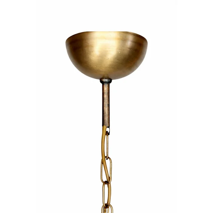 Dekoratif Sarkıt Avize Başlığı Takılabilir E27 Duy 60cm Metal Zincirli Eskitme B05