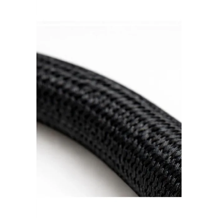 E27 Duy, Kumaş Örgü Kablolu, Arapuar Anahtarlı Fiş (2X0,50) Siyah 2 Metre