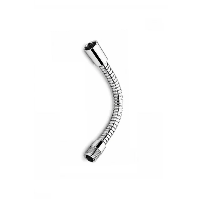 Metal Spiral Hortum (15cm-8mm) Krom Kaplama Masa lambası Aplik vb için (M10)