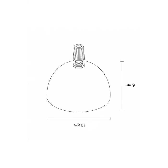 Avize Tavan Rozansı 10Cm (Parlak Gold) Plastik
