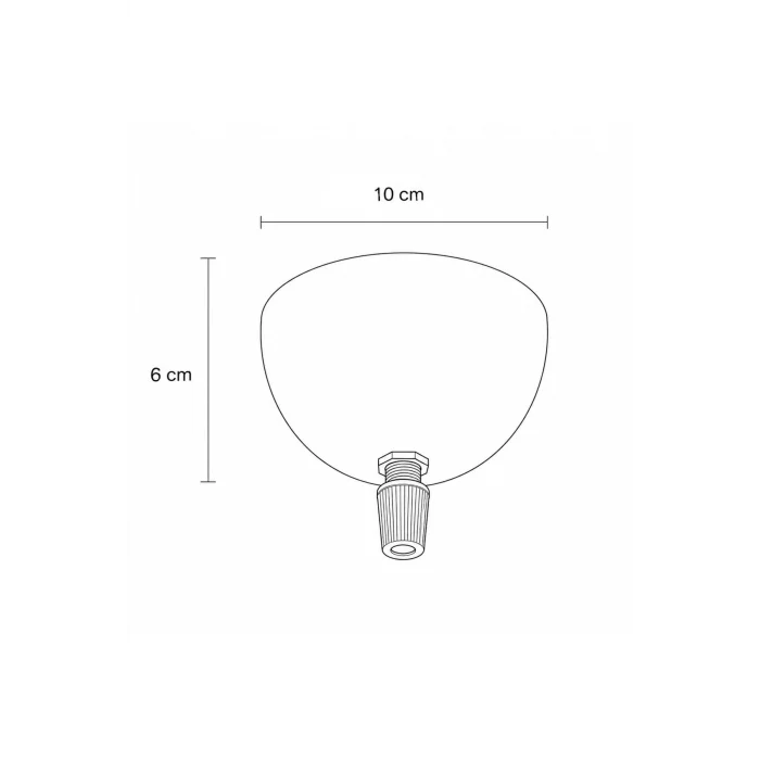 Avize Tavan Rozansı 10Cm (Parlak Bakır) Plastik