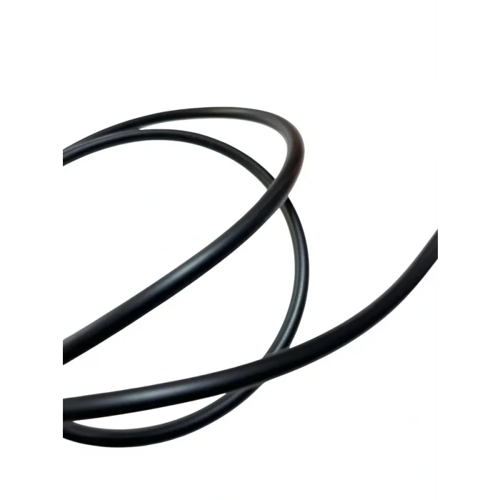 Aydınlatma Elektrik Kablosu (2x0,50 TTR Yuvarlak Tip) (Tam Bakır) Siyah 3 Metre