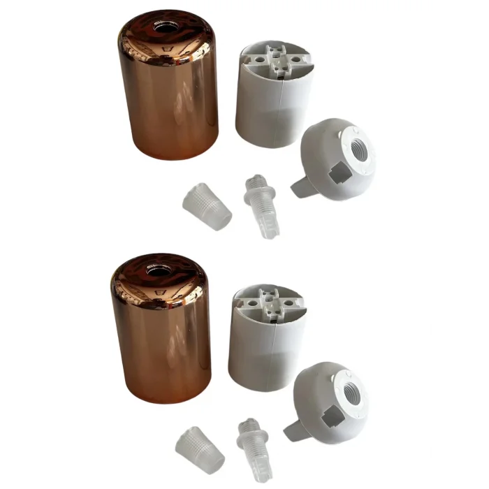 Duy Lalesi ve E27 Duy (Bakır Renk) Plastik (2 ADET)