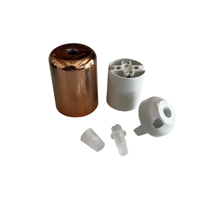 Duy Lalesi ve E27 Duy (Bakır Renk) Plastik (2 ADET)