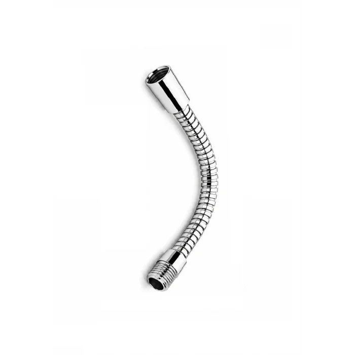 Metal Spiral Hortum (20cm-8mm) Krom Kaplama Masa lambası Aplik vb için (M10)