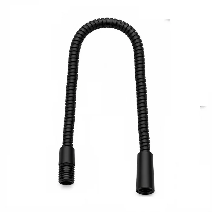 Metal Spiral Hortum (30cm-8mm) Siyah Masa lambası Aplik vb için (M10)