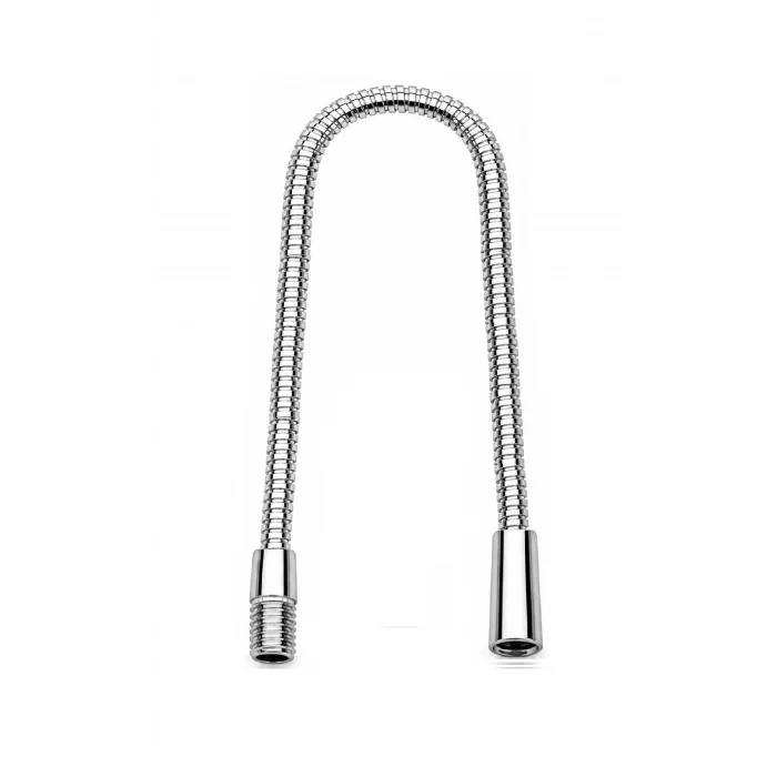 Metal Spiral Hortum (40cm-8mm) Krom Kaplama Masa lambası Aplik vb için (M10)