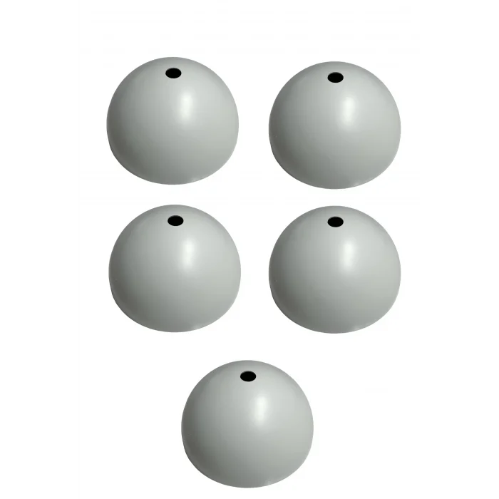 Tavan Rozansı (Sarkıt Avize ve Duy İçin) 10Cm Beyaz (5 Adet) Plastik