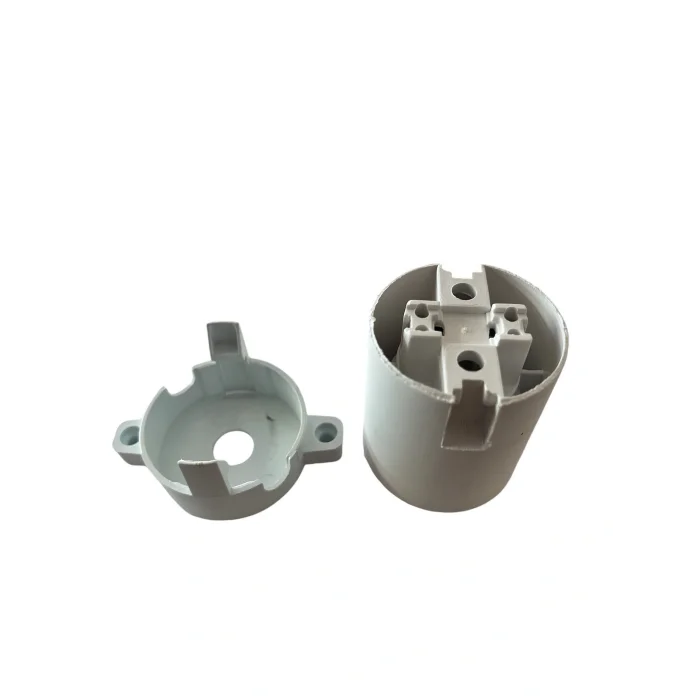 Sıva Üstü Duy E27 Vidasız Geçmeli Donanma Duyu Bakalit Beyaz (250V-4A) 5 Adet