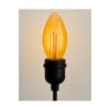 Buji Tasarım E14 Rustik Ampul Vintage Amber (5W - 400 Lümen)-(KIRILMAZ PLASTİK GÖVDE)