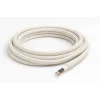 Dekoratif Kumaş Aydınlatma Elektrik Kablosu (2x0,50 TTR) (Ekru) 1 Metre