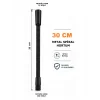 Metal Spiral Hortum (30cm-8mm) Siyah Masa lambası Aplik vb için (M10)