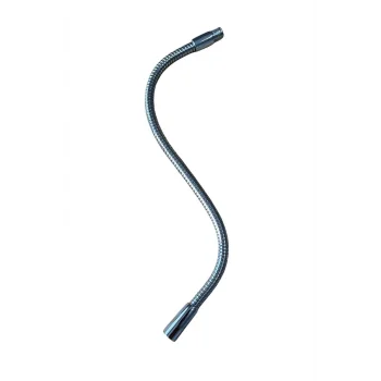 Metal Spiral Hortum (20cm-8mm) Krom Kaplama Masa lambası Aplik vb için (M10)