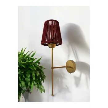 Auera - Makrome Aplik - Bordo