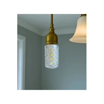 10W Dekoratif Kristal Ampul E27 Led Beyaz Renk 1200 Lümen